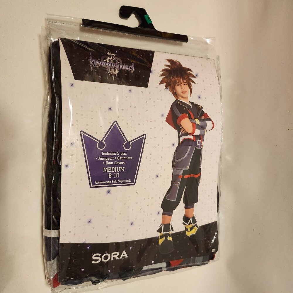 Disney's Kingdom Hearts III SORA Costume Kids Size Medium 8-10 BNIP